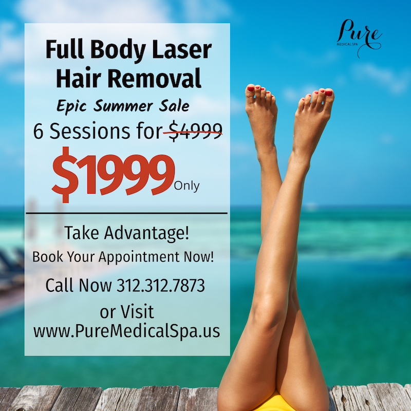 Full Body Laser Hair Removal Deals and Offers in Chicago