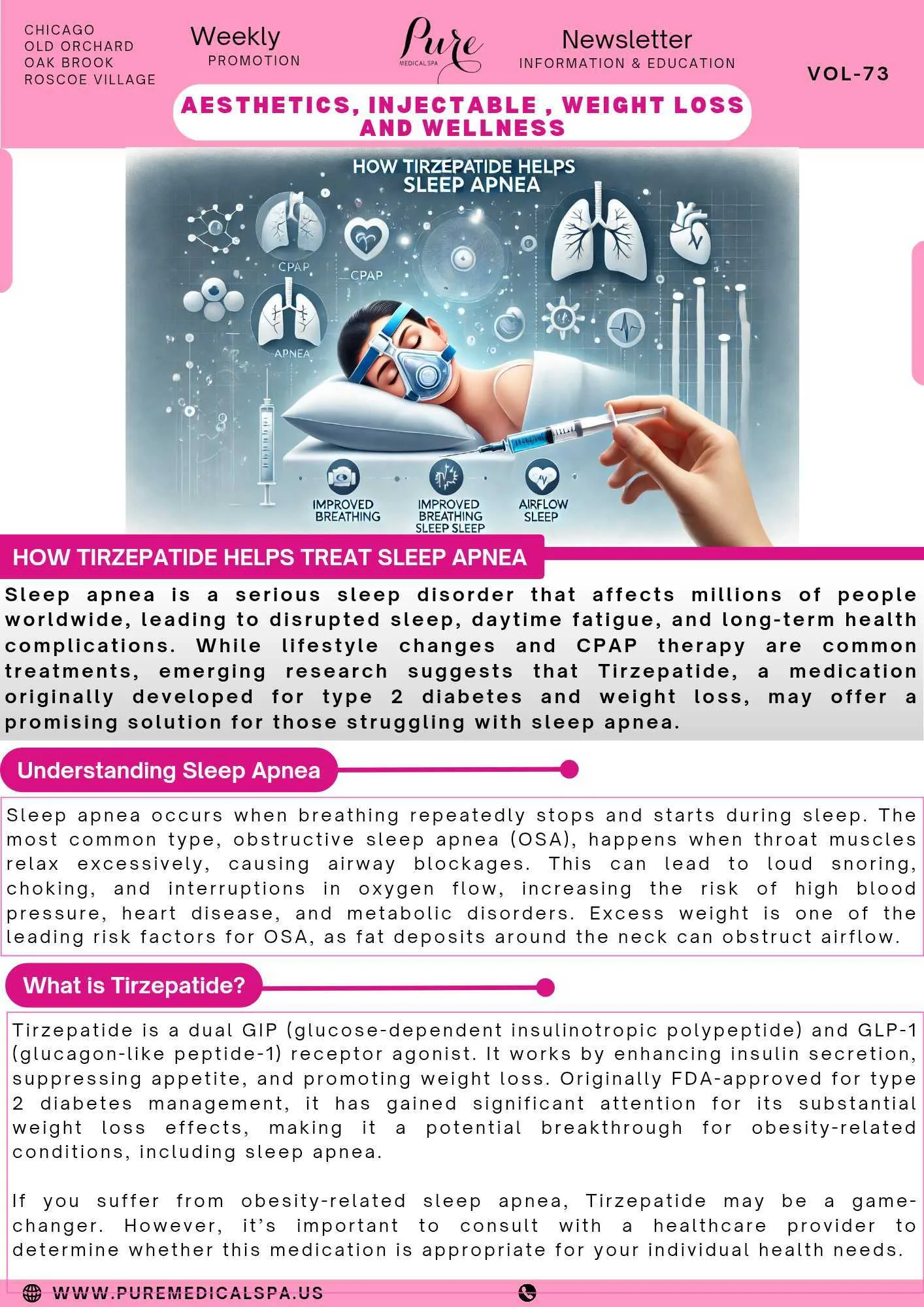 How Tirzepatide Helps Treat Sleep Apnea & Improve Breathing