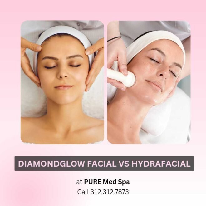 DiamondGlow Facial vs HydraFacial DiamondGlow Facial vs HydraFacial