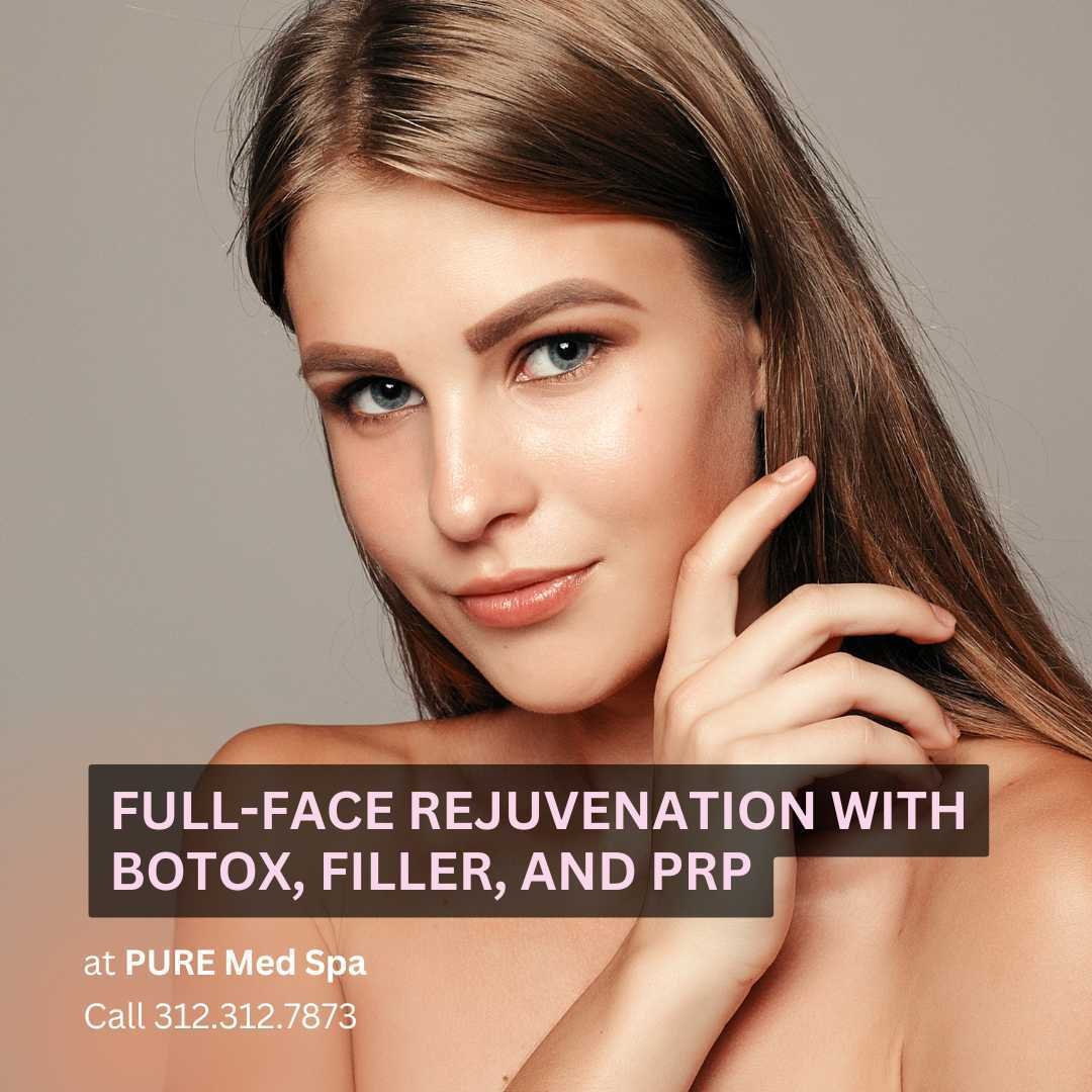 Full-face rejuvenation with Botox, Filler, and PRP