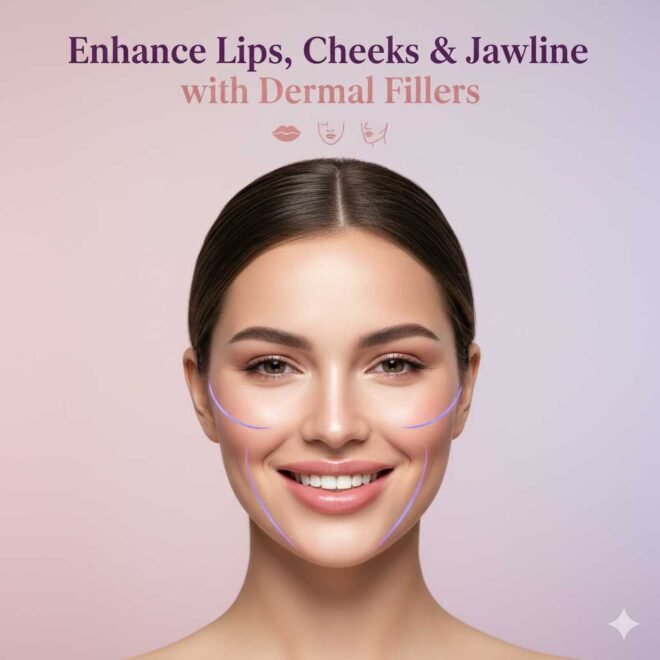 Enhance Lips, Cheeks & Jawline with Dermal Fillers Enhance Lips, Cheeks & Jawline with Dermal Fillers