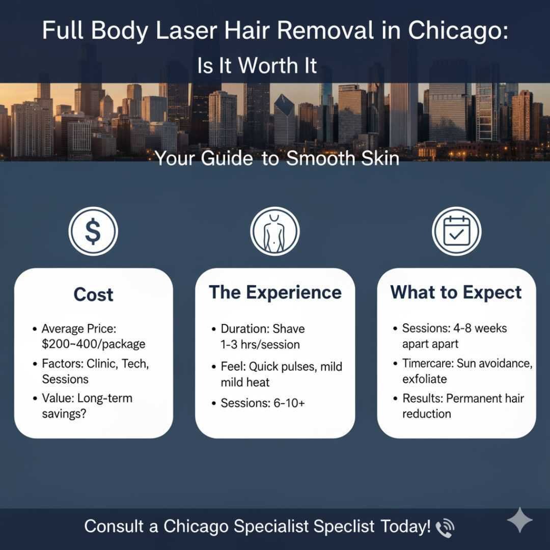 Full Body Laser Hair Removal in Chicago Is It Worth It Full Body Laser Hair Removal in Chicago Is It Worth It