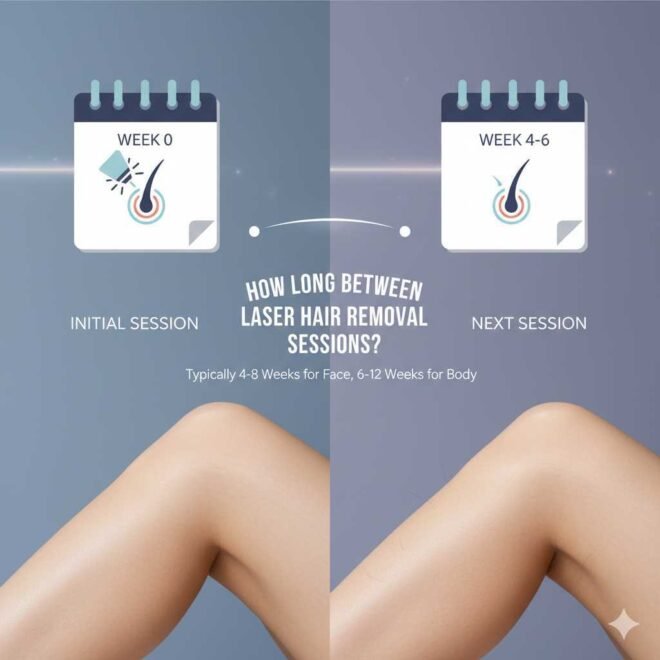 How Long Between Laser Hair Removal Sessions in Chicago