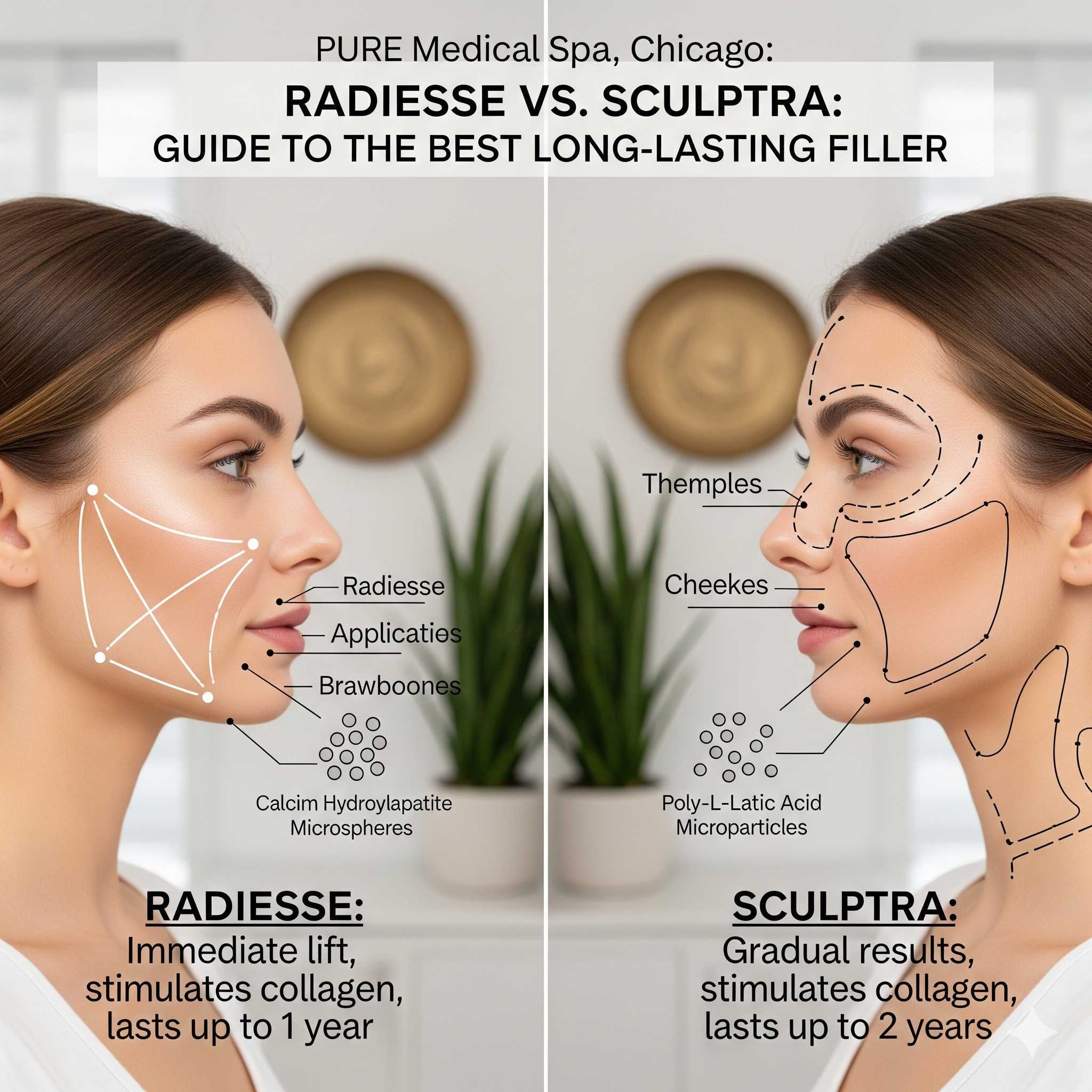 Radiesse vs Sculptra Radiesse vs Sculptra
