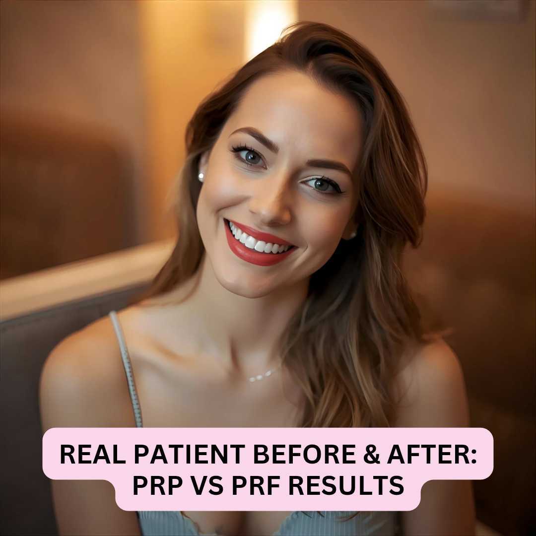 Real Patient Before & After PRP vs PRF Results Real Patient Before & After PRP vs PRF Results