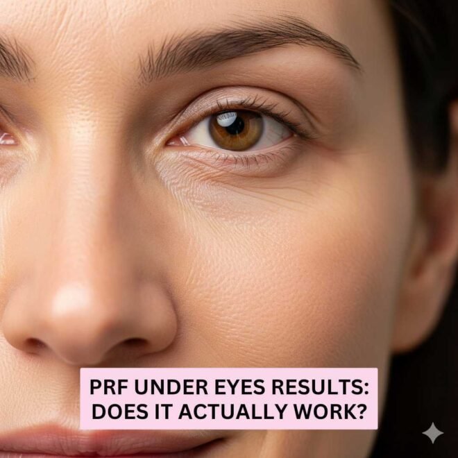 prf under eyes results