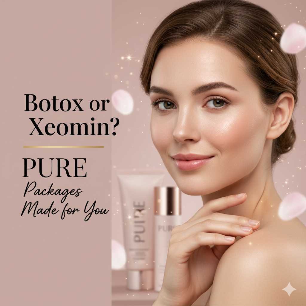 Botox or Xeomin PURE Packages Made for You Botox or Xeomin PURE Packages Made for You