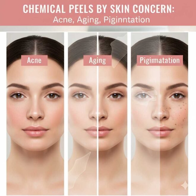 Chemical peels for acne, aging, and pigmentation