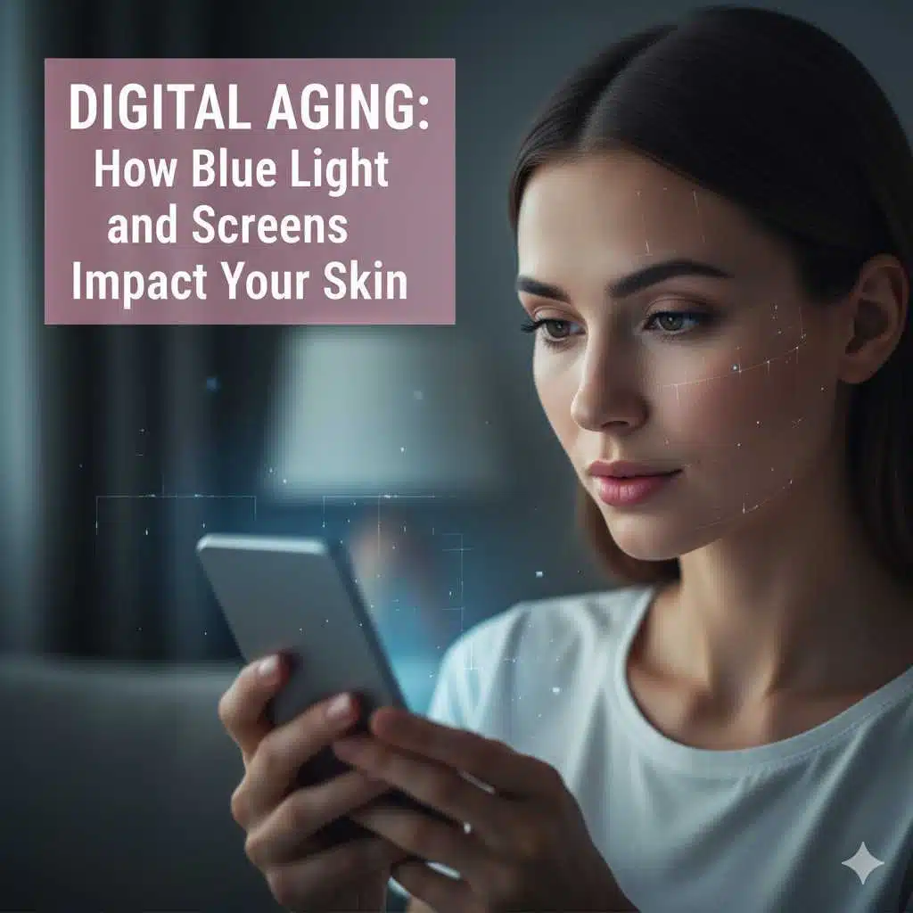 Digital Aging How Blue Light and Screens Impact Your Skin
