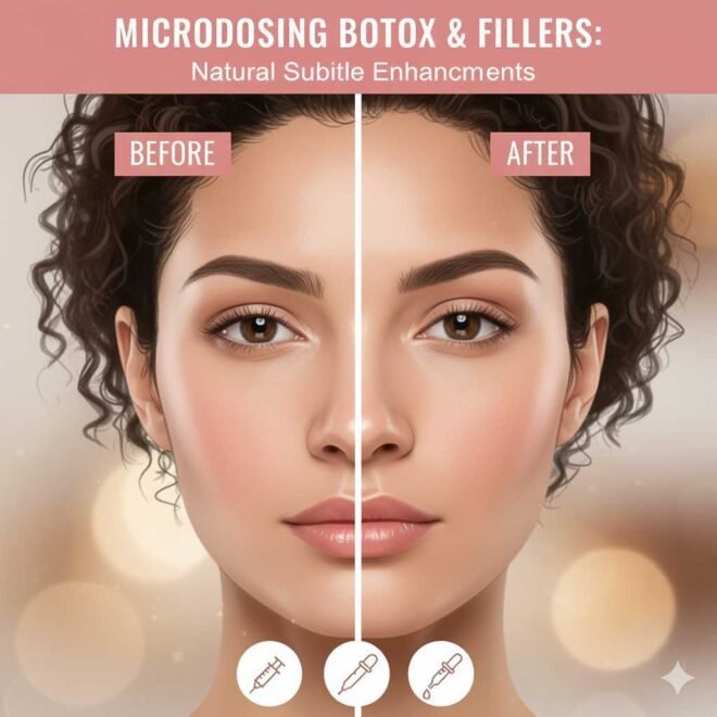 Microdosing Botox and fillers for natural results