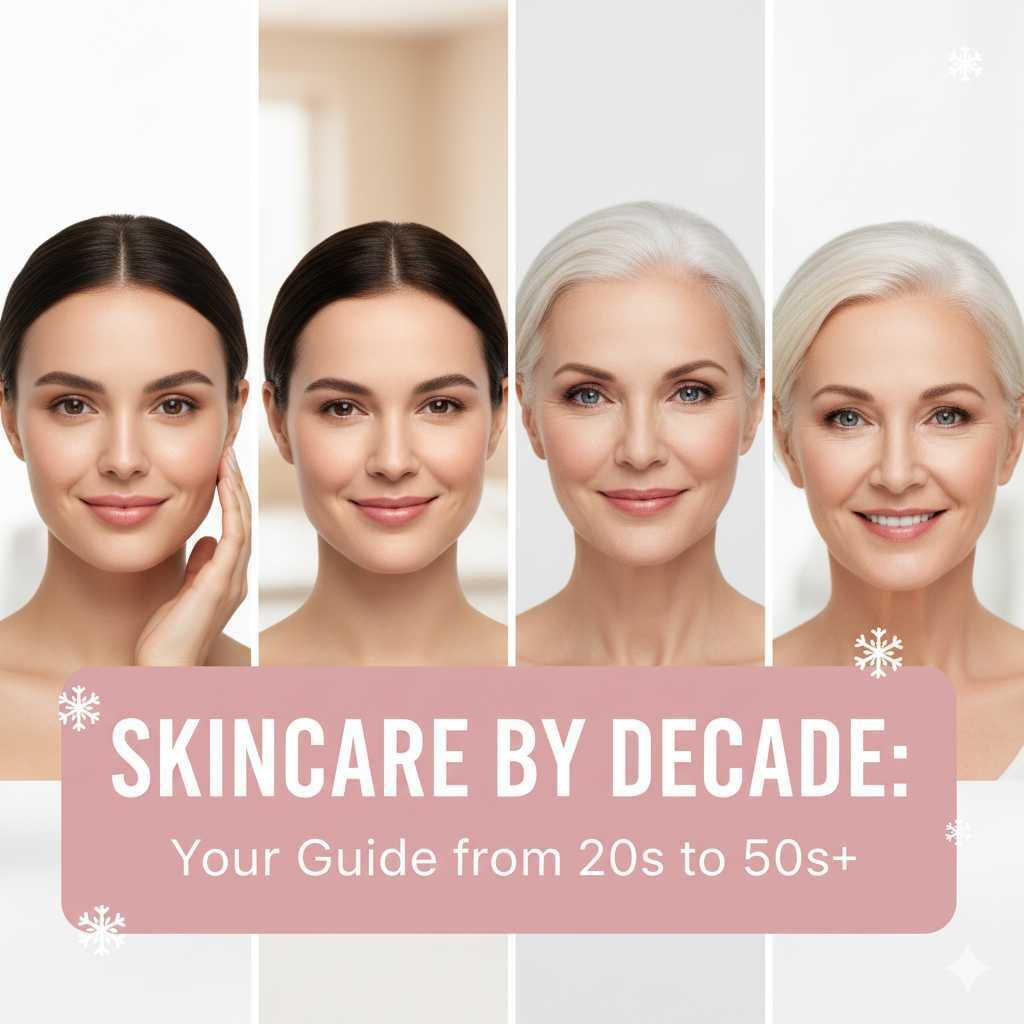 Skincare by Decade Your Guide from 20s to 50s+