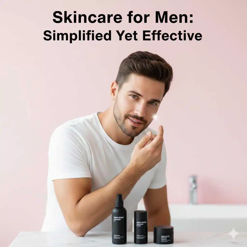 Skincare for men simplified yet effective