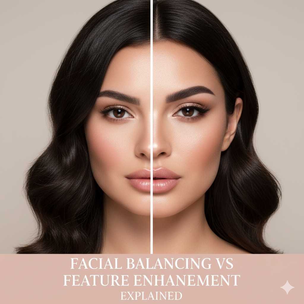 facial balancing vs feature enhancement