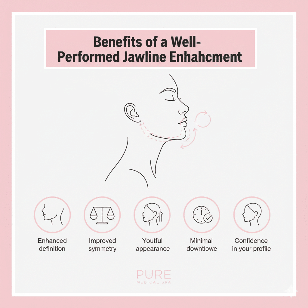 Benefits of a Well-Performed Jawline Enhancement