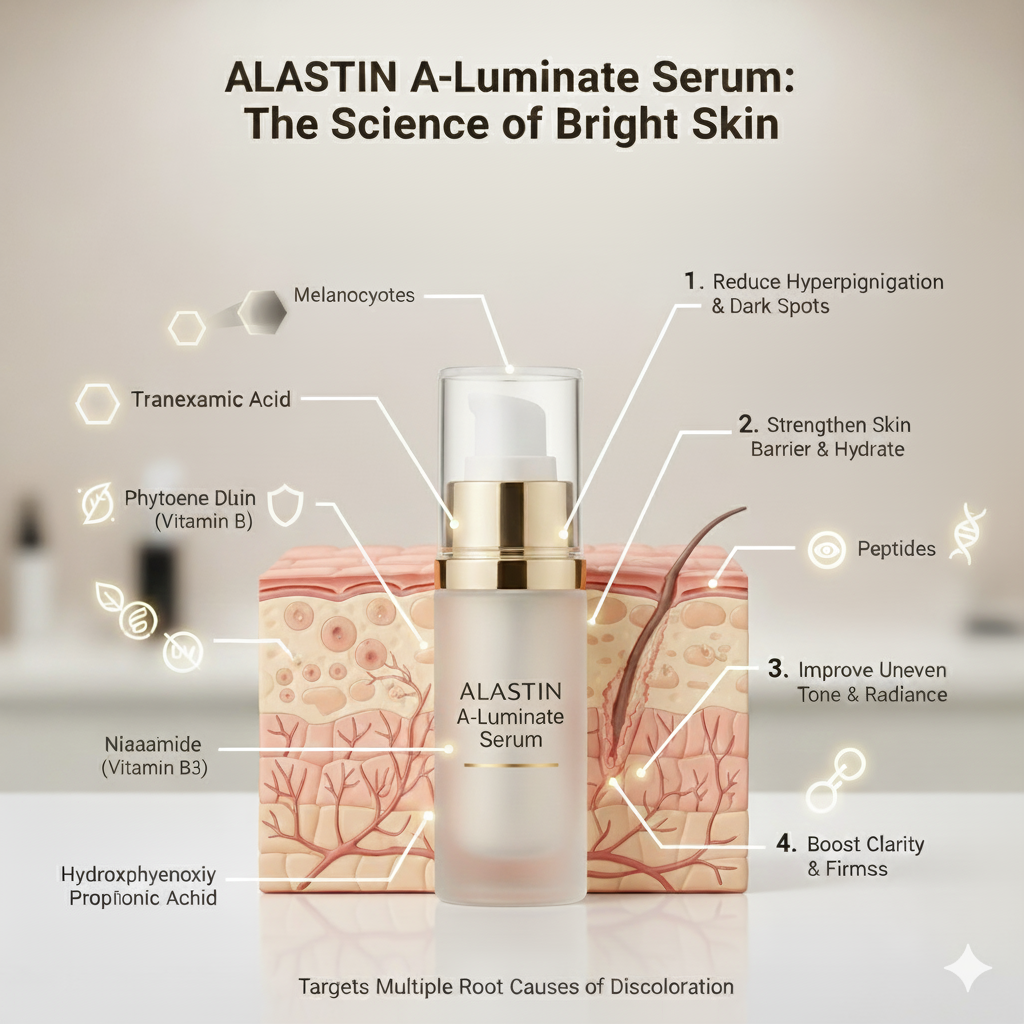 Benefits of ALASTIN A-Luminate Brightening Serum