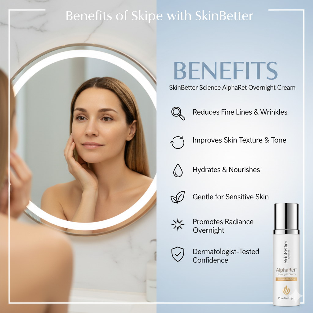Benefits of SkinBetter Science AlphaRet Overnight Cream