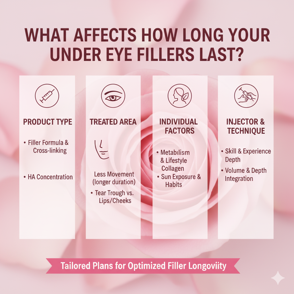 What Affects How Long Your Under Eye Fillers Last?