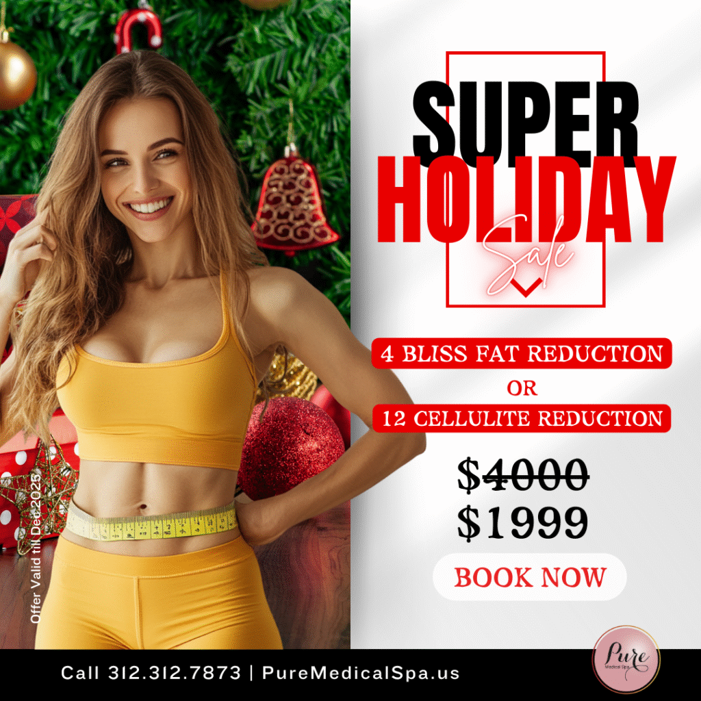 Bliss fat reduction treatment at PURE Med Spa in Chicago for body contouring