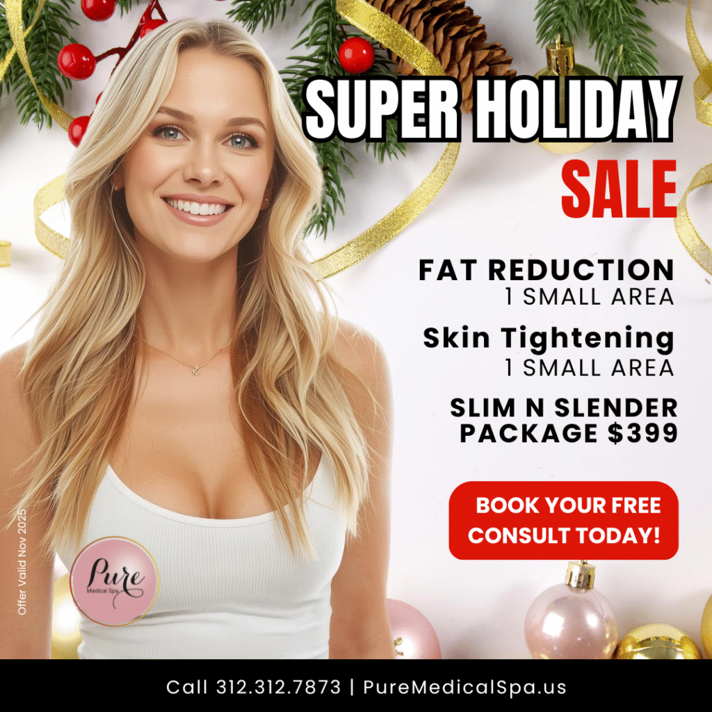 Non surgical fat reduction treatment at PURE Med Spa Chicago