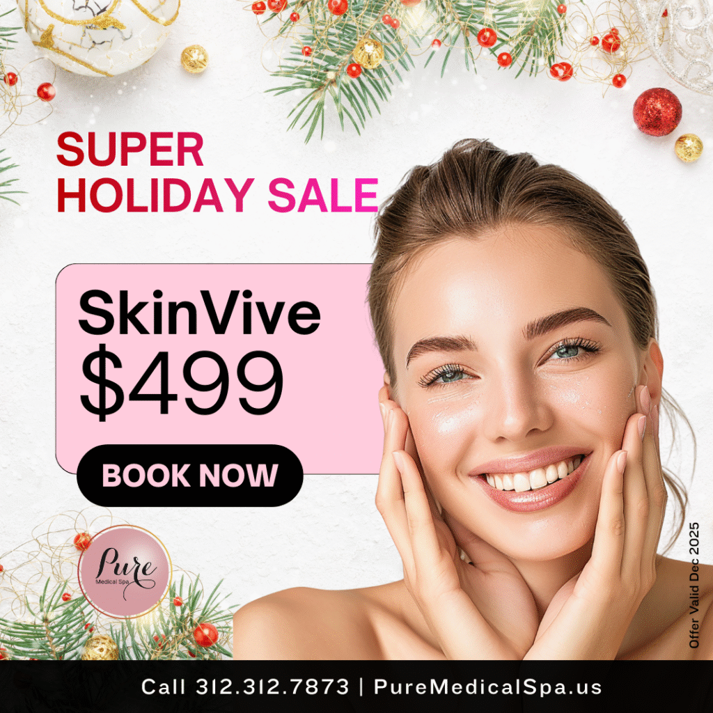 SkinVive skin booster treatment at PURE Med Spa Chicago for hydrated radiant skin