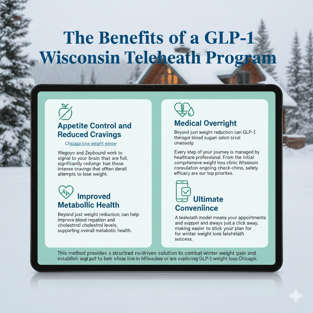 The Benefits of a GLP 1 Wisconsin Telehealth Program