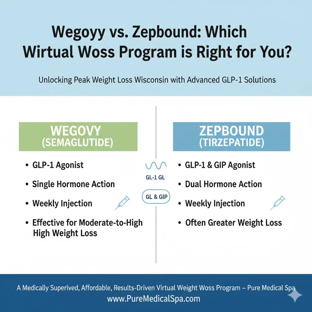 Wegovy vs. Zepbound: Which Virtual Weight Loss Program is Right for You? -  PURE Medical Spa
