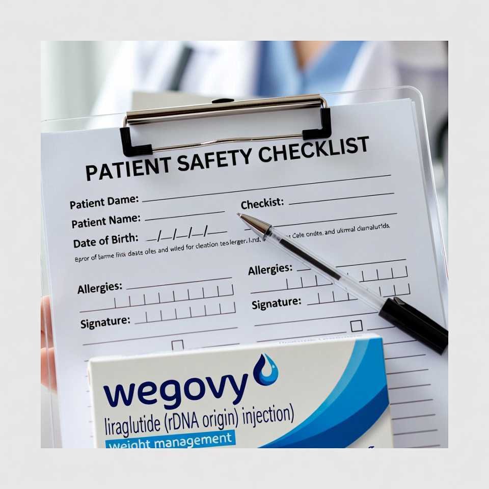 Patient Safety Checklist Before Starting Wegovy Pills Patient Safety Checklist Before Starting Wegovy Pills