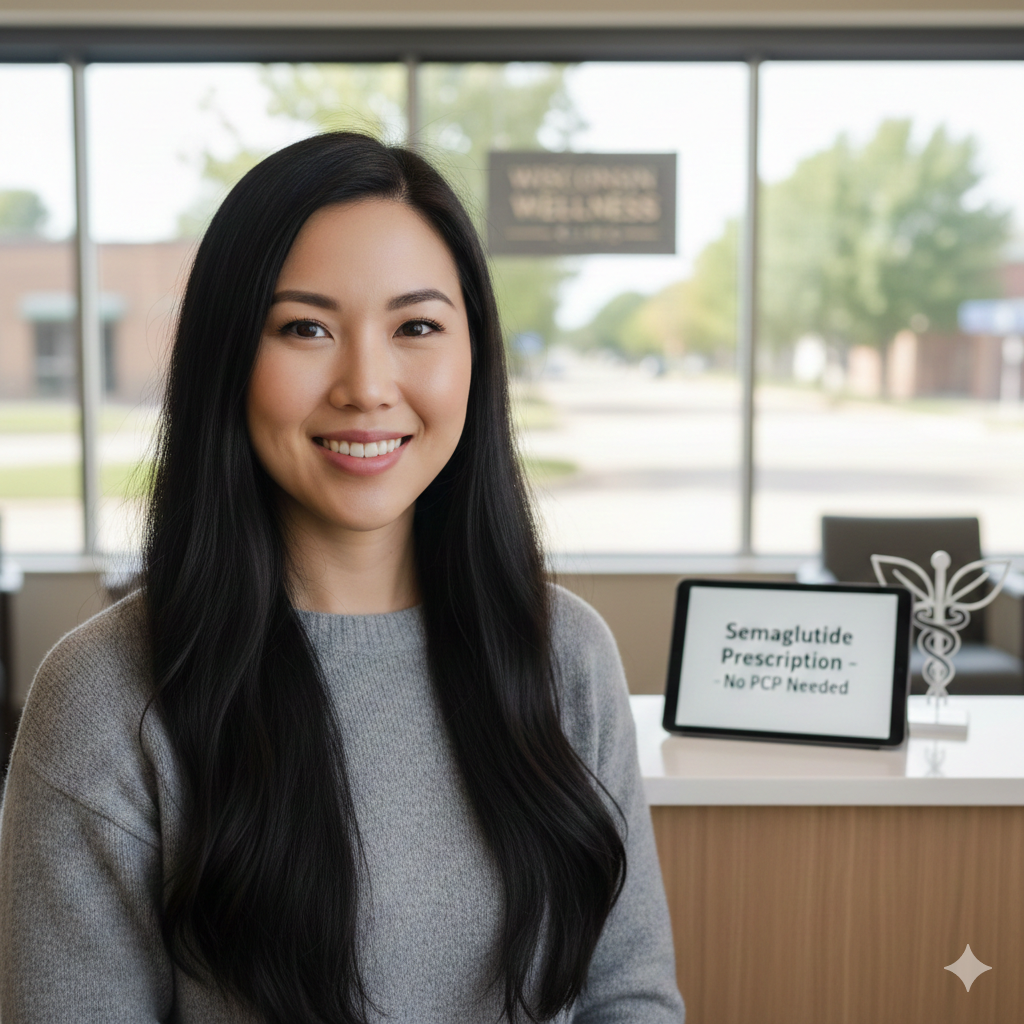 Get a Semaglutide Prescription Wisconsin, No PCP Needed