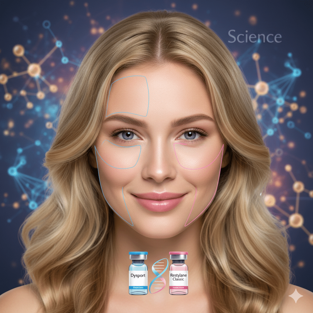 The Science Behind Combining Dysport and Restylane Classic for Facial Balance