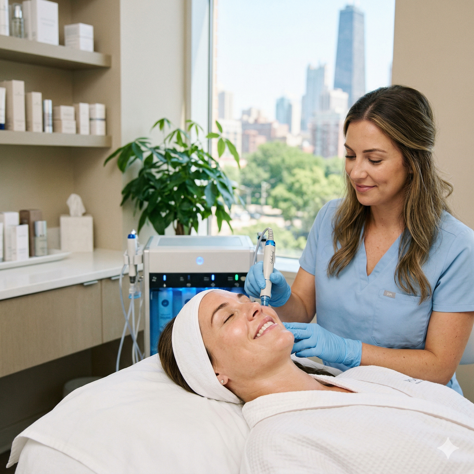 HydraFacial for Oily Skin Summer Skin Care in Chicago