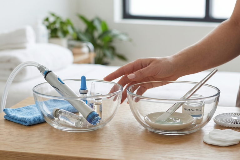 HydraFacial vs. Chemical Peel Which Facial Is Better HydraFacial vs. Chemical Peel Which Facial Is Better