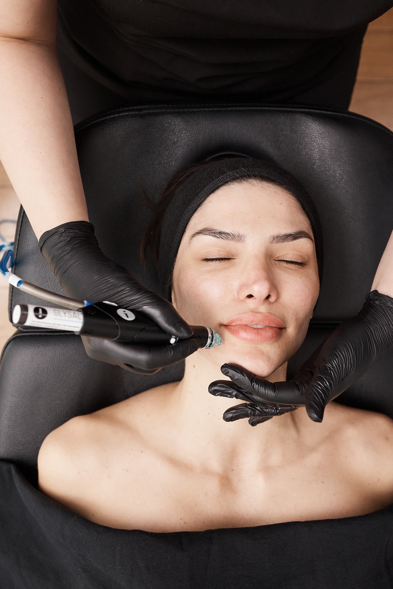 HydraFacial treatment session at Chicago medical spa