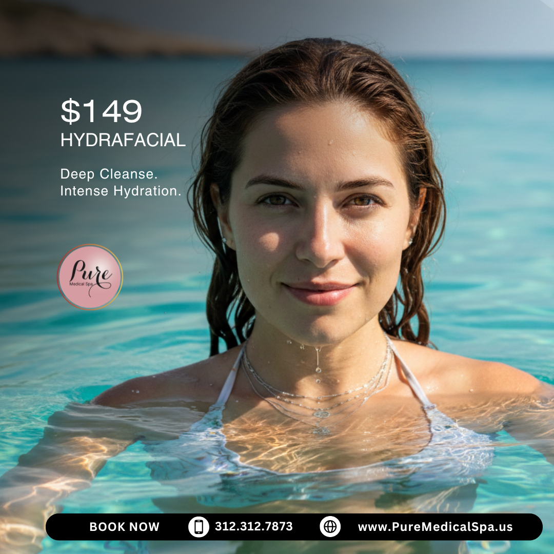 HydraFacial $149 monthly offer at PURE Medical Spa