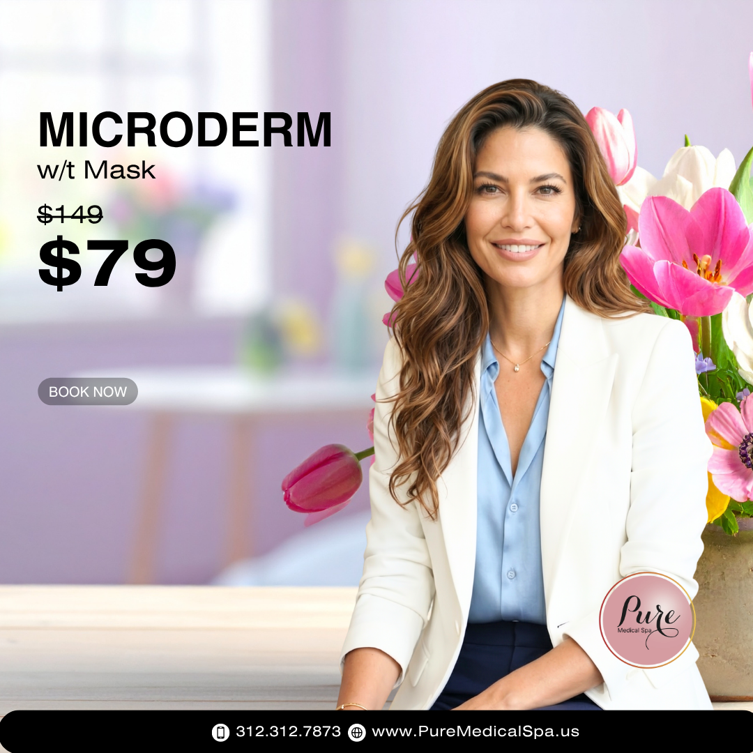 Microdermabrasion monthly offer at PURE Medical Spa