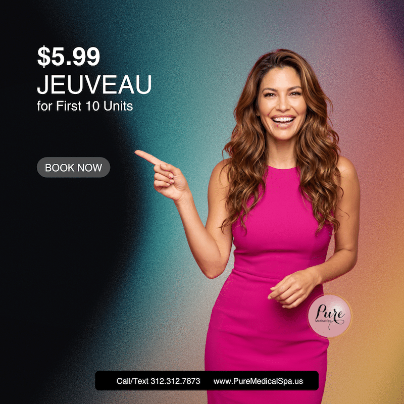 Jeuveau neuromodulator offer at PURE Medical Spa