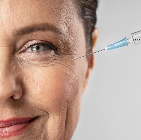Relaxed North Side client with natural Botox results at PURE Medical Spa in Roscoe Village, Chicago