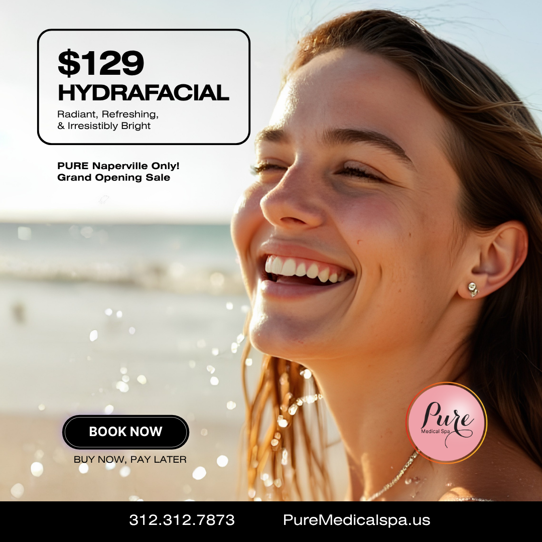 $129 Hydrafacial PURE Naperville, Exclusive