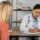 Woman reviewing her medications with a provider before Botox