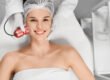 Happy woman during a gentle, customized microdermabrasion treatment at a Chicago med spa