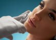 Injector placing Sculptra in the lower cheek to restore volume and soften cheek hollowing at PURE Medical Spa Chicago